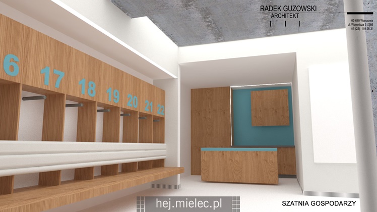 Wizualizacja nowej hali sportowej MOSiR Mielec