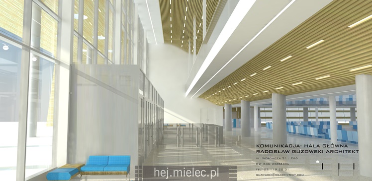 Wizualizacja nowej hali sportowej MOSiR Mielec