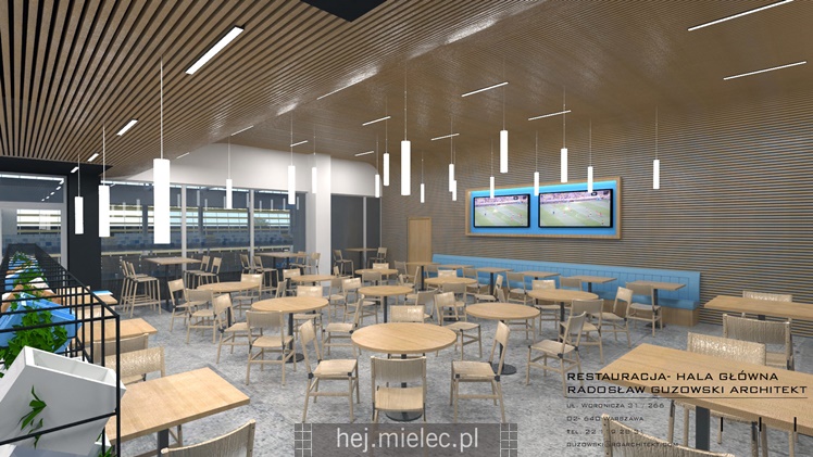 Wizualizacja nowej hali sportowej MOSiR Mielec