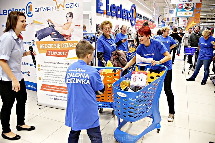 Wielka Bitwa na Wózki w sklepie E.Leclerc