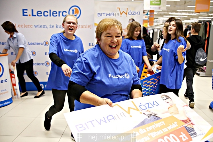 Wielka Bitwa na Wózki w sklepie E.Leclerc