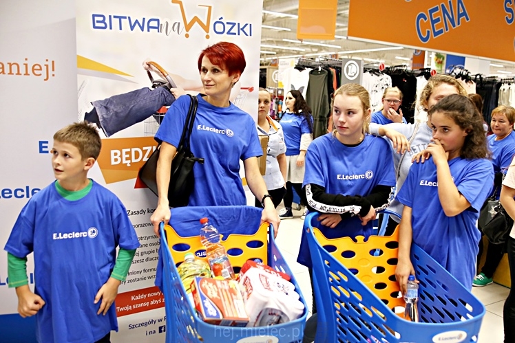 Wielka Bitwa na Wózki w sklepie E.Leclerc
