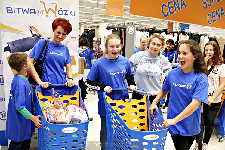 Wielka Bitwa na Wózki w sklepie E.Leclerc