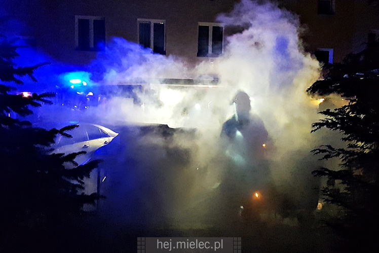 Nocne pożary w centrum Mielca