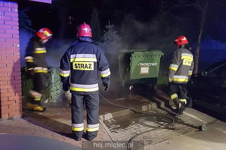 Nocne pożary w centrum Mielca