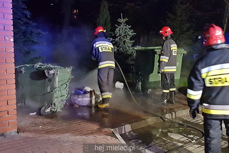 Nocne pożary w centrum Mielca