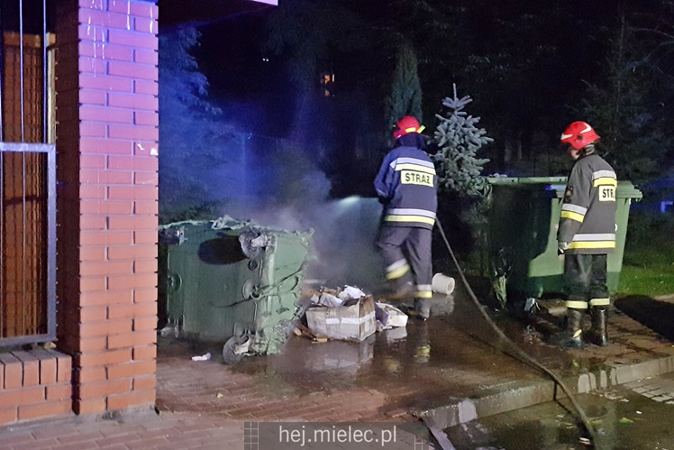 Nocne pożary w centrum Mielca