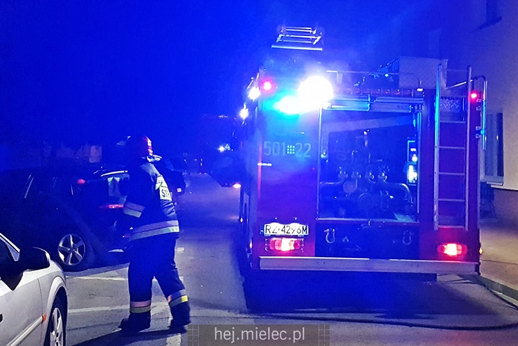 Nocne pożary w centrum Mielca
