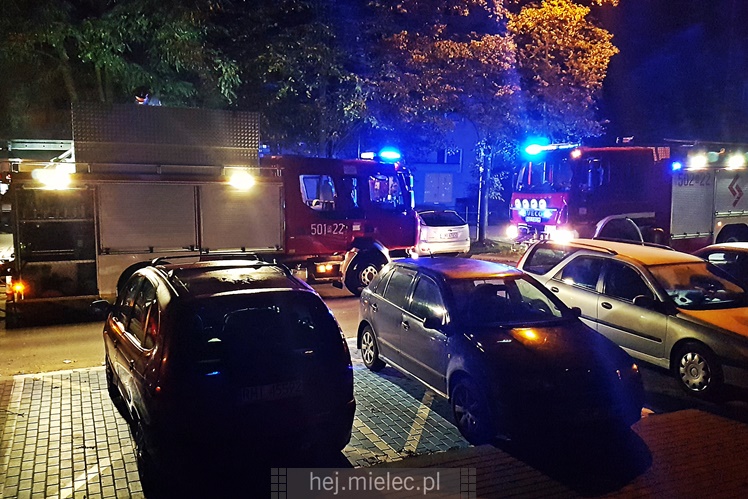 Nocne pożary w centrum Mielca