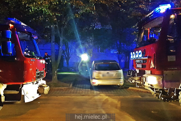 Nocne pożary w centrum Mielca