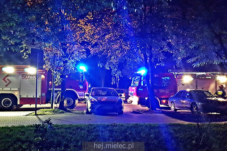 Nocne pożary w centrum Mielca