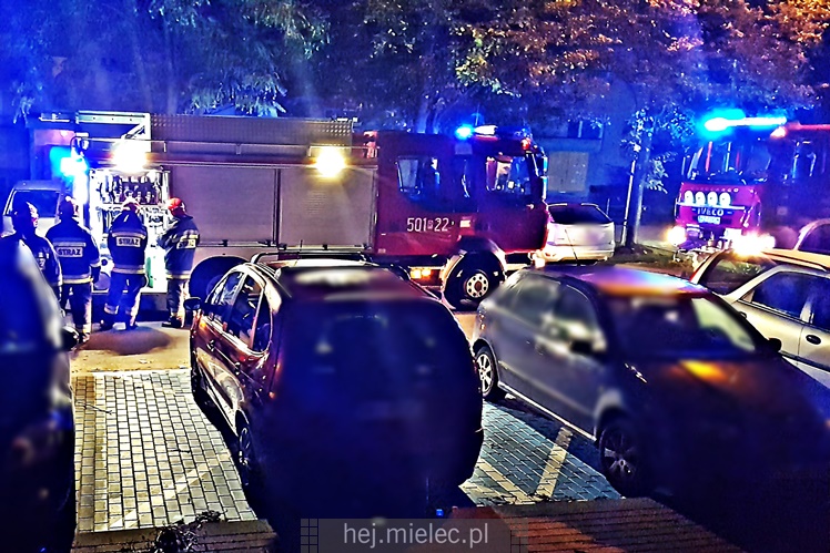 Nocne pożary w centrum Mielca