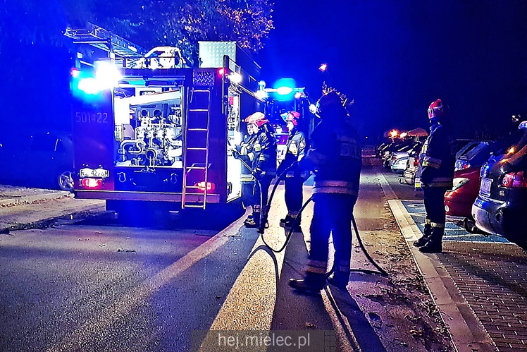 Nocne pożary w centrum Mielca