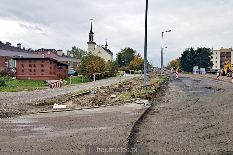 Postępy w remoncie ul. Wyszyńskiego