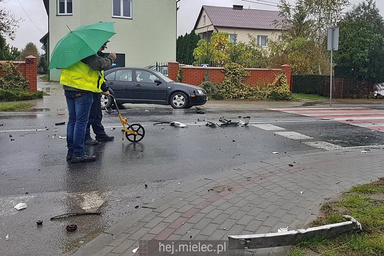 Wypadek drogowy w Rzemieniu