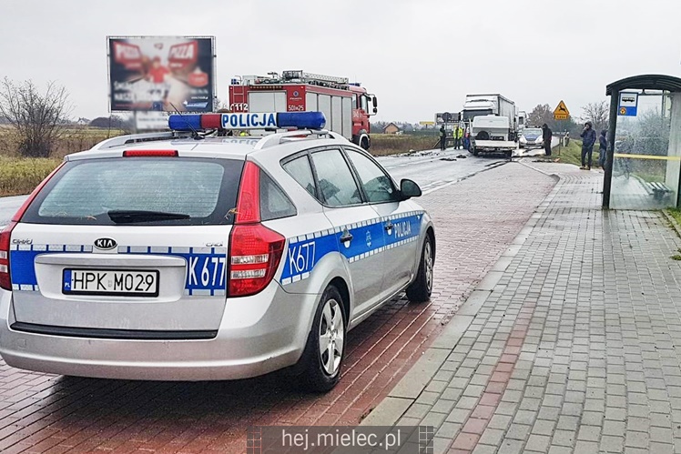 Wypadek na ulicy Dębickiej