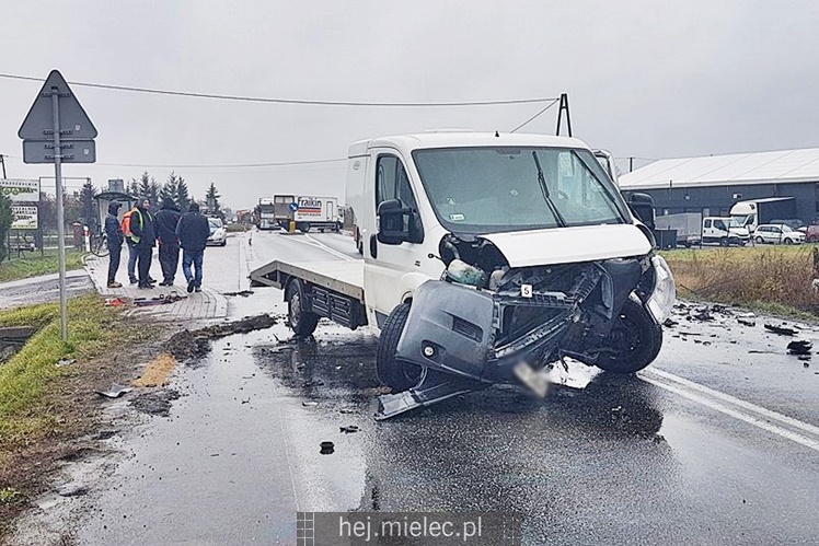 Wypadek na ulicy Dębickiej