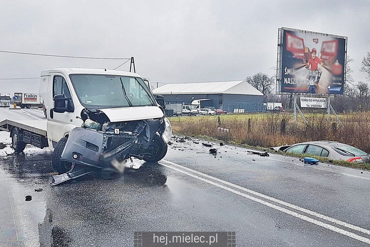 Wypadek na ulicy Dębickiej