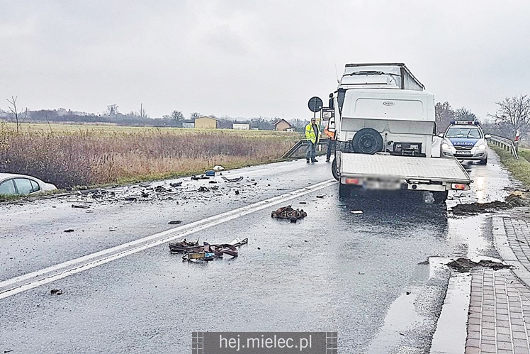 Wypadek na ulicy Dębickiej