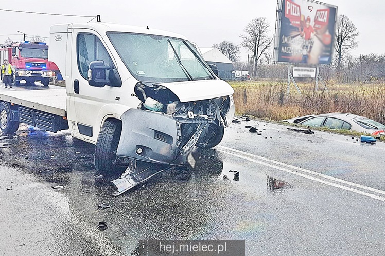 Wypadek na ulicy Dębickiej