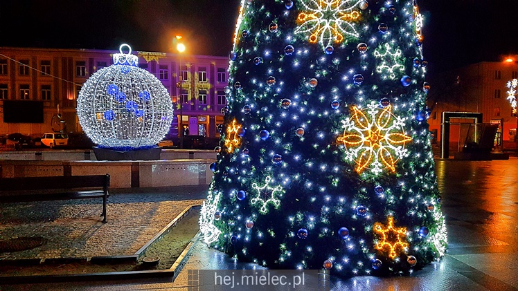 Świąteczne dekoracje mieleckich ulic