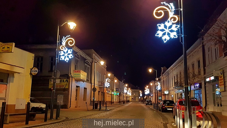 Świąteczne dekoracje mieleckich ulic
