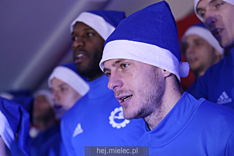 Kolędowanie piłkarzy FKS Stal Mielec