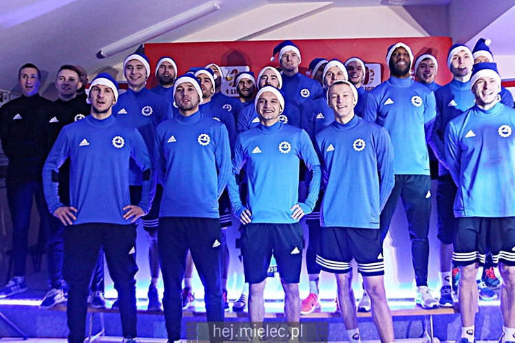 Kolędowanie piłkarzy FKS Stal Mielec