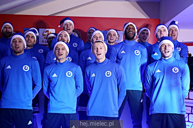 Kolędowanie piłkarzy FKS Stal Mielec
