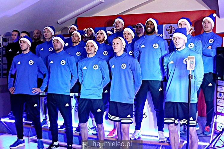 Kolędowanie piłkarzy FKS Stal Mielec