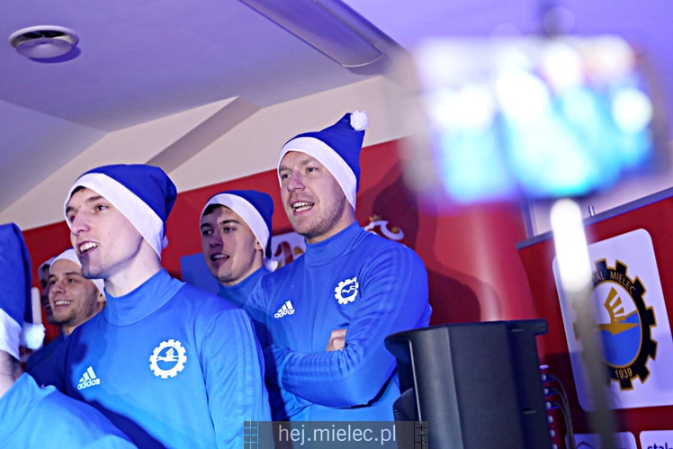 Kolędowanie piłkarzy FKS Stal Mielec