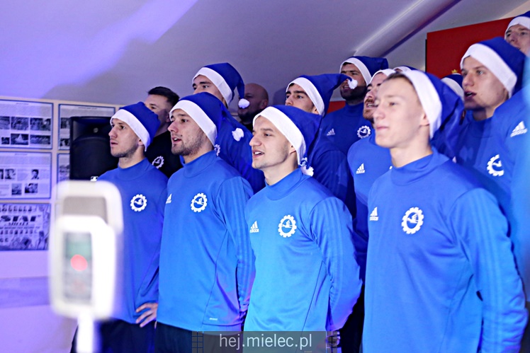 Kolędowanie piłkarzy FKS Stal Mielec
