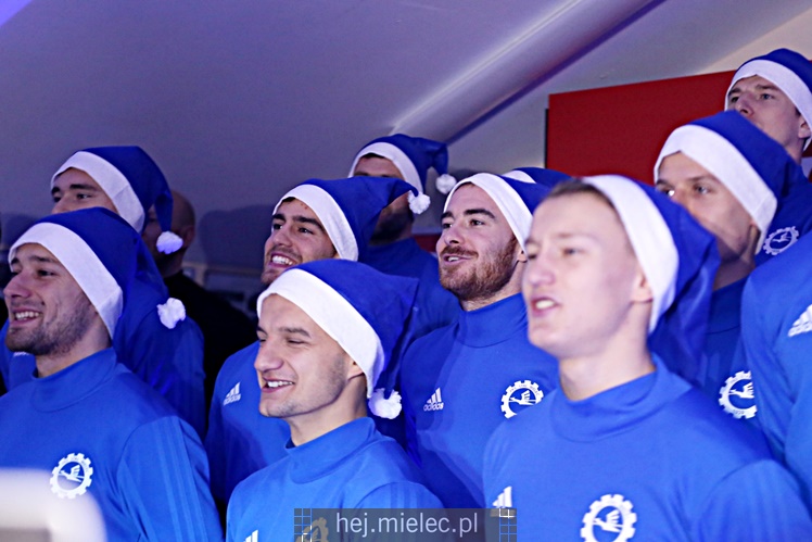 Kolędowanie piłkarzy FKS Stal Mielec