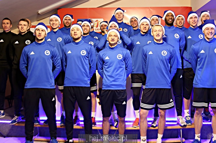 Kolędowanie piłkarzy FKS Stal Mielec