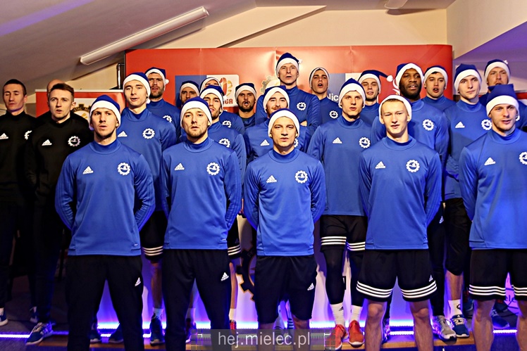 Kolędowanie piłkarzy FKS Stal Mielec