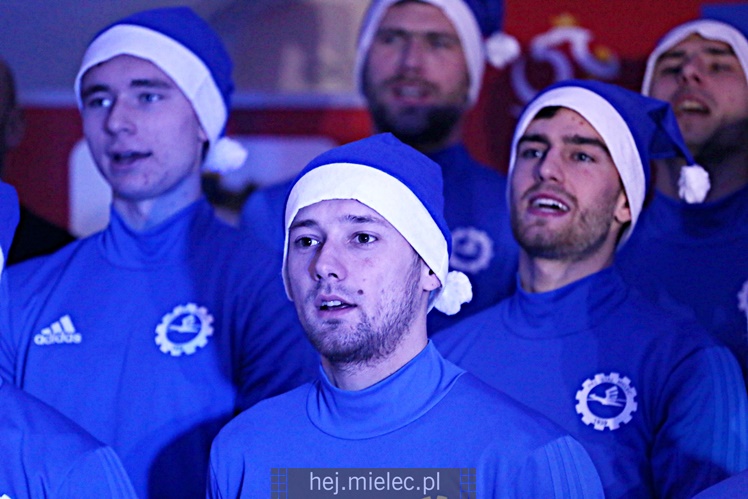 Kolędowanie piłkarzy FKS Stal Mielec