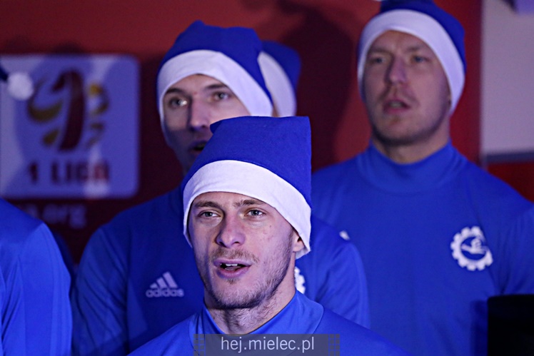 Kolędowanie piłkarzy FKS Stal Mielec