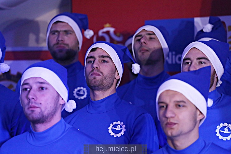 Kolędowanie piłkarzy FKS Stal Mielec