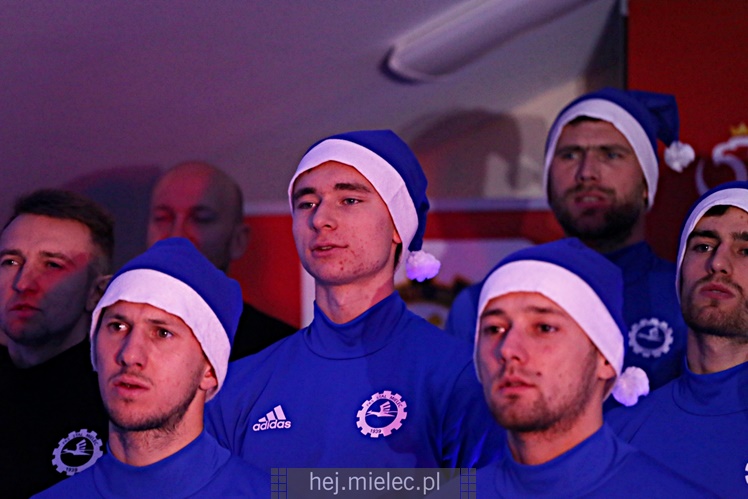 Kolędowanie piłkarzy FKS Stal Mielec