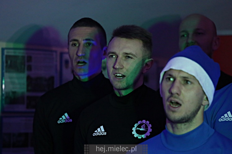 Kolędowanie piłkarzy FKS Stal Mielec