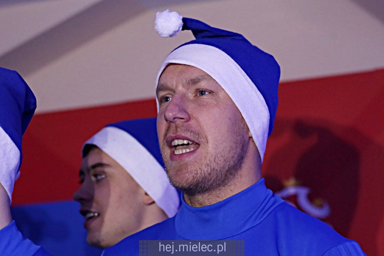 Kolędowanie piłkarzy FKS Stal Mielec