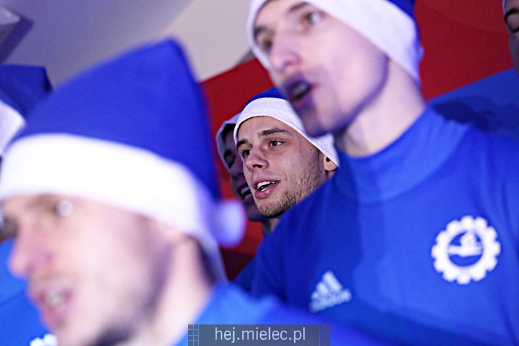 Kolędowanie piłkarzy FKS Stal Mielec