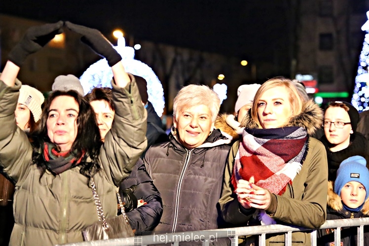 Mielczanie przywitali 2018 rok na Placu AK