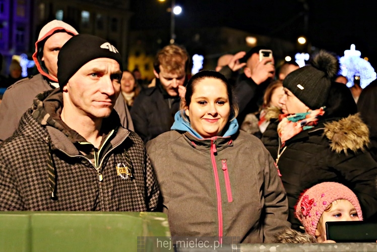 Mielczanie przywitali 2018 rok na Placu AK