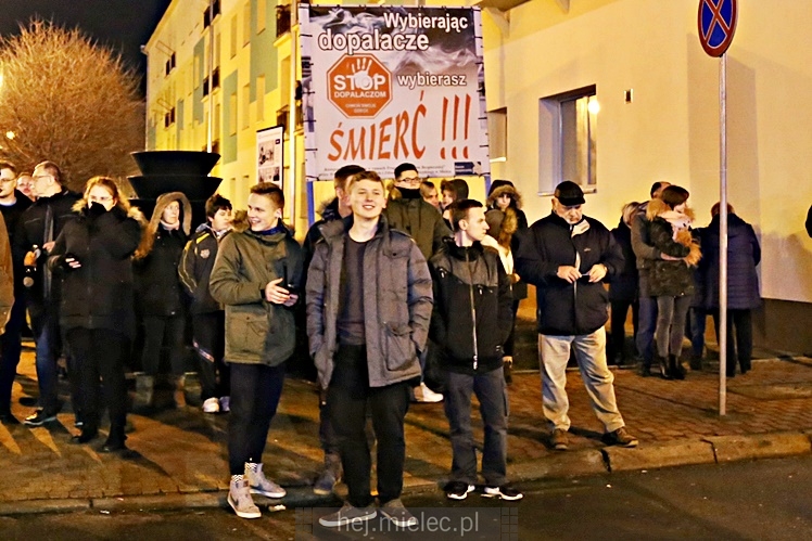 Mielczanie przywitali 2018 rok na Placu AK
