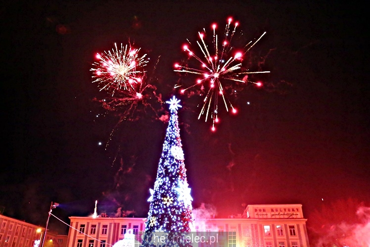 Mielczanie przywitali 2018 rok na Placu AK