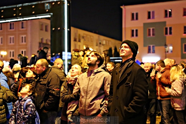 Mielczanie przywitali 2018 rok na Placu AK