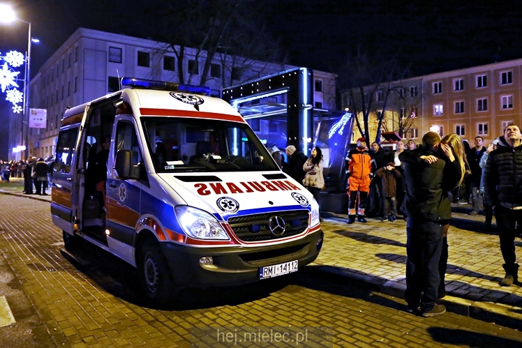 Mielczanie przywitali 2018 rok na Placu AK