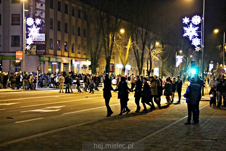 Mielczanie przywitali 2018 rok na Placu AK