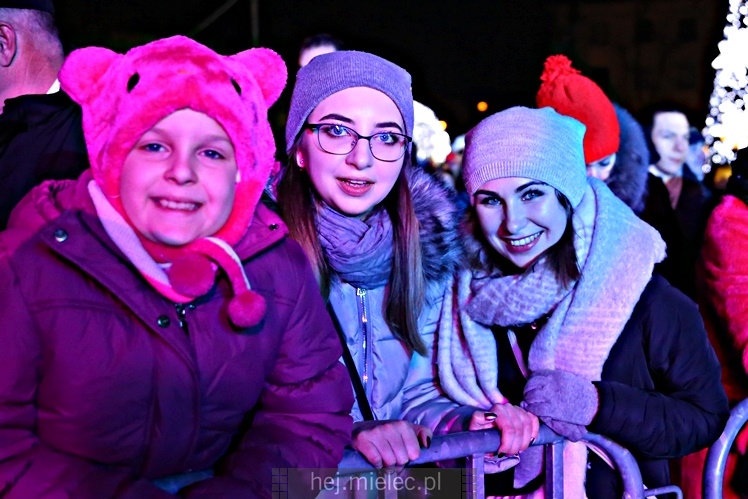Mielczanie przywitali 2018 rok na Placu AK
